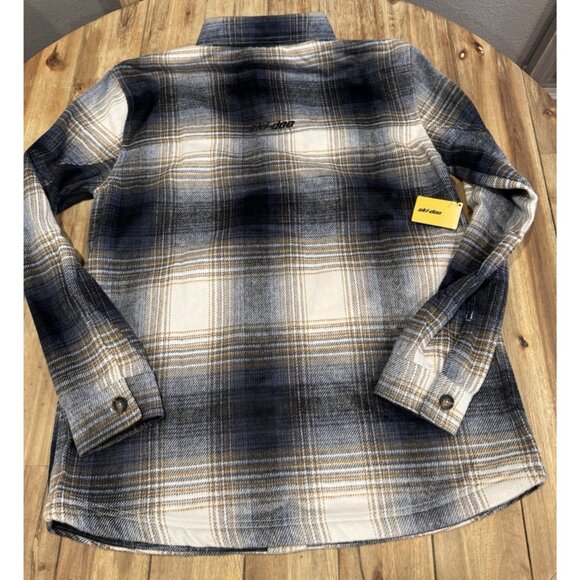 Ski-Doo Women's Lifestyle Overshirt Flannel L Heavy Warm Pockets NEW - Picture 6 of 9